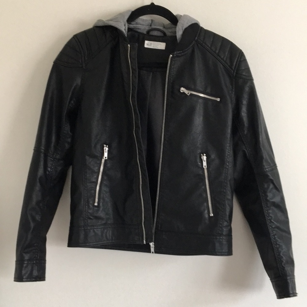 Faux Leather Jacket